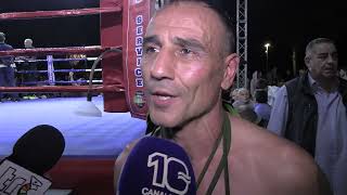 Civitavecchia addio alla boxe in grande stile per Emiliano Marsili  Canale 10 [upl. by Marsland]