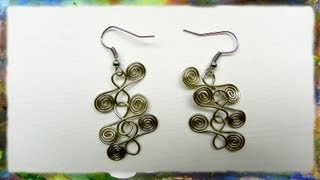 How To Make Beautiful Earrings Based On The Spiral and Figure 8 by Ross Barbera [upl. by Ewart]