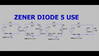 Zener diode 5 uses  zener diode application in hindi [upl. by Bekha]