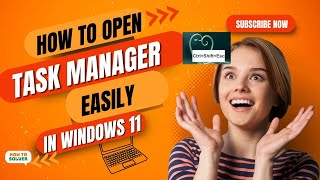 How to open task manager easily in windows 11 [upl. by Lartnom]