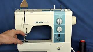 How to change Presser Foot Pressure on vintage Bernina Sewing Machine [upl. by Charron528]