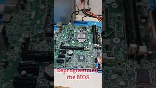 Dell Optiplex 390 Desktop no display problem Fix dell desktop chiplevel repair asmr howto [upl. by Inihor]