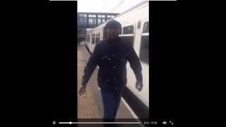 West Ham Fans Allow a Black Man Onto a Train [upl. by Tolliver]