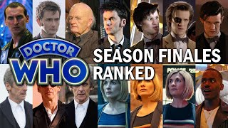 Doctor Who season finales RANKED [upl. by Nylekcaj]