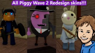 New Piggy skin Remodels Wave 2  Roblox Piggy [upl. by Ardnu245]