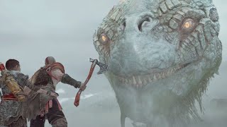 Kratos Fights GIANT SNAKE BOSS Epic GOD OF WAR Gameplay godofwar 💥 Serpent GIANT SNAKE Cutscenes [upl. by Evelinn]