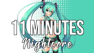 Nightcore 11 Minutes with Halsey feat Travis Barker  YUNGBLUD [upl. by Witkin421]