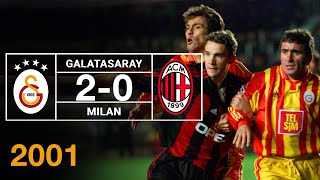 Nostalji Maçlar  Galatasaray 2  0 Milan  07032001 [upl. by Lorre220]