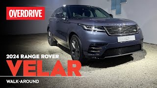 2024 Range Rover Velar walkaround review  OVERDRIVE [upl. by Burlie]