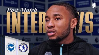 POCHETTINO amp NKUNKU react postmatch  Brighton 12 Chelsea  Premier League 202324 [upl. by Ixel]