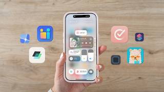 🧚🏼‍♀️ Personaliza así tu iPhone con iOS 18 Los mejores widgets atajos y apps que he encontrado 🎀 [upl. by Azaleah]