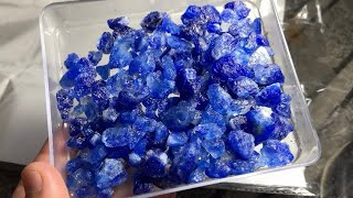 Rough Blue Hauyne  Sparkling Gems amp Minerals [upl. by Adieno]