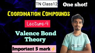 Coordination CompoundsLecture4Valence Bond TheoryPostulates  QuestionsTN Class12Chemistry [upl. by Earissed672]