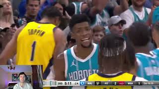 hornets vs pacers resumen nba reaccion [upl. by Rothenberg]