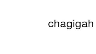 How to pronounce chagigah [upl. by Ailedo]