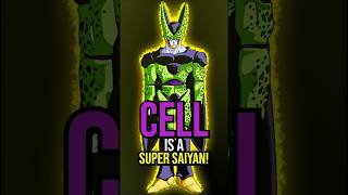 Cell is a SUPER SAIYAN 😱 Dragon Ball Z shorts [upl. by Loring974]