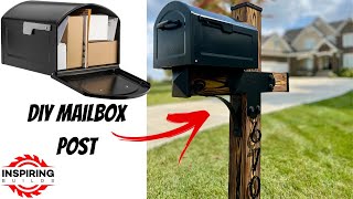 6x6 Custom Mailbox Post Build  Extra Large Mailbox [upl. by Nivlag]