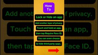 Easy And Simple Lock Or Hide An App  iPhone iOS 18 [upl. by Reivad803]