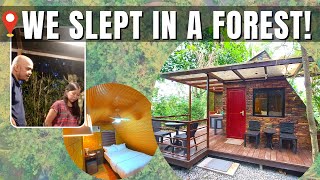 LUCIAS TAGAYTAY VLOG  Tagaytay Staycation in a Forest Tiny HouseGlamping in the Philippines [upl. by Akirdnuhs884]