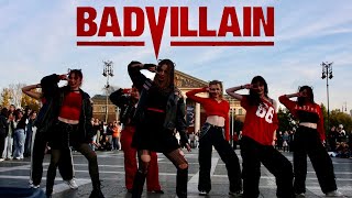 KPOP IN PUBLIC  Random Dance Badvillain  Badvillain  Cover by PAPILLON JUNIOR Team  Budapest [upl. by Rowan]