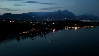 Gardasee  lago di Garda  day amp night  dji Air 3 [upl. by Raffaj]