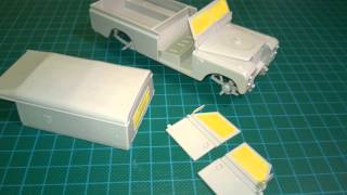 Modelismo  Scale Modeling  Land Rover Series III 109´´  LWB 135 part 1 [upl. by Sorenson548]