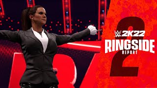 WWE 2K22 Ringside Report 2 MyGM Deep Dive deutsch [upl. by Lacefield]