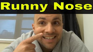 How To Stop A Runny Nose InstantlyEasy Home Remedies [upl. by Cyrille]