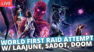 WORLDS FIRST RAID ATTEMPT  FT LAAJUNE SADOT THE GAMER DOOMKILLAHD  MARVELS AVENGERS [upl. by Veda]