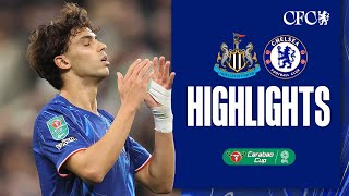 Newcastle 20 Chelsea  HIGHLIGHTS  Carabao Cup 2425 [upl. by Ojeibbob]