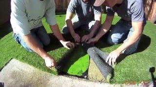 How to properly install artificial grass  Bella Turf [upl. by Mulford]