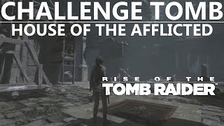 Rise of the Tomb Raider House of the Afflicted Challenge Tomb Geothermal Valley Puzzle Solution [upl. by Grati]