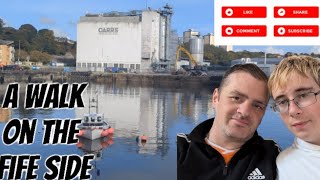 Kirkcaldy Harbour and the High Street via the Promenade [upl. by Lyrac]