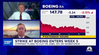 The risk for Boeing right now is overpromising and underdelivering says RBCs Ken Herbert [upl. by Anika491]