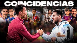 Increíbles COINCIDENCIAS entre CRISTIANO y MESSI [upl. by Tennek]