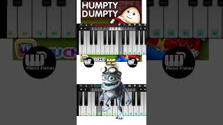 Humpty Dumpty Vs Crazy Frog  Easy Piano Tune shorts [upl. by Roht]