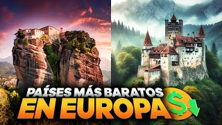 Top 8 Países MÁS BARATOS para VIAJAR en EUROPA 2024 [upl. by Selohcin]