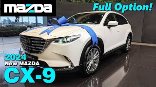 2024 Mazda CX9 AWD Full Option SkyActivG 25L Turbo  Full Review [upl. by Ecnedac605]