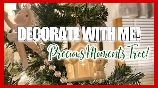 DECORATE WITH ME Heirloom Precious Moments Christmas Tree [upl. by Symons]