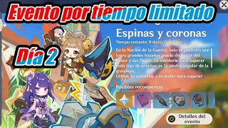 F2P Genshin Impact evento  Espinas y coronas parte 2 [upl. by Alexandre]