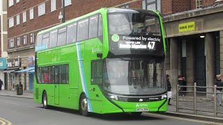 ADL Enviro400EV AR74ZEB Arriva Demonstrator DM01MD [upl. by Harrus]