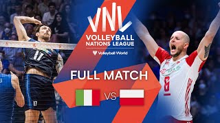 🇮🇹 ITA vs 🇵🇱 POL  Full Match  Final 34  Mens VNL 2022 [upl. by Hagep]