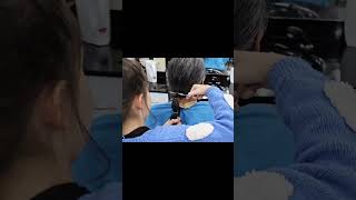 Kızım isterde kestirmem mi saçımı 🥰 haircut uzun saça veda [upl. by Clayson735]