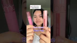 Romand Bare Grape vs Grapy Way 🍇 romand kbeauty liptint shorts [upl. by Bernstein]