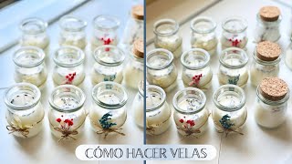 CÓMO HACER VELAS PASO A PASO  VELAS AROMÁTICAS SOUVENIR PARA FIESTAS [upl. by Harlan]