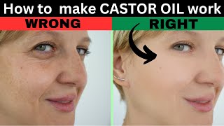 Castor Oil For Your Face  INCREASE benefits by 3 TIMES  The Right WAY to use it to [upl. by Calan]