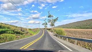 Driving from Lewistown to Lewisburg PA 10082024 [upl. by Alyag]