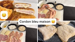 Recette cordon bleu maison facilerapide et tellement bon 😍 [upl. by Valley]