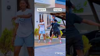 Nigeria 🇳🇬 vs Congo🇨🇩TikTok dance challenge🔥who won😍 [upl. by Aicilla]