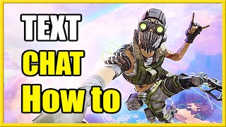 How to USE TEXT CHAT in APEX LEGENDS on PS4 PS5 XBOX SWITCH [upl. by Neau]